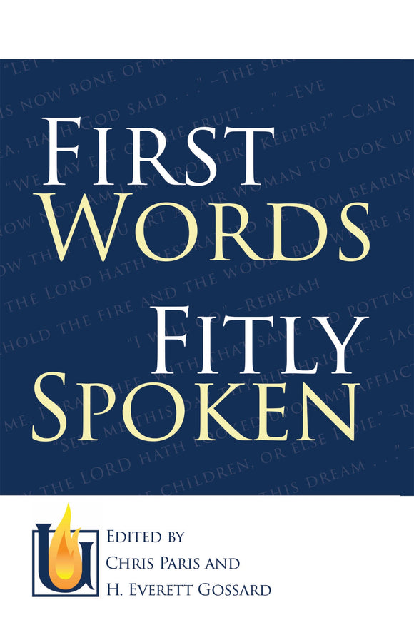 First Words Fitly  Spoken