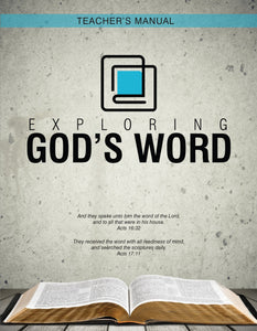 Exploring God's Word Teacher Manual (eBook)