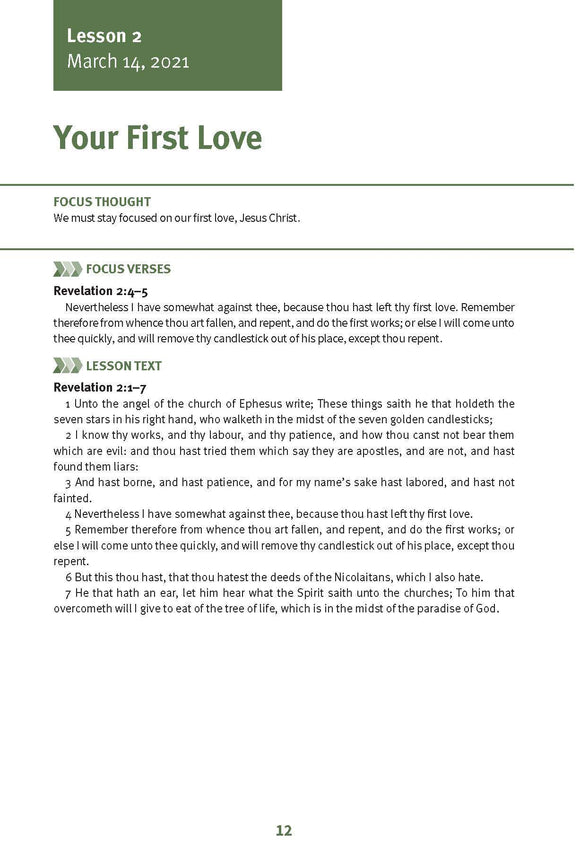Your First Love Lesson 2 Adult Spring 2021 (Download)