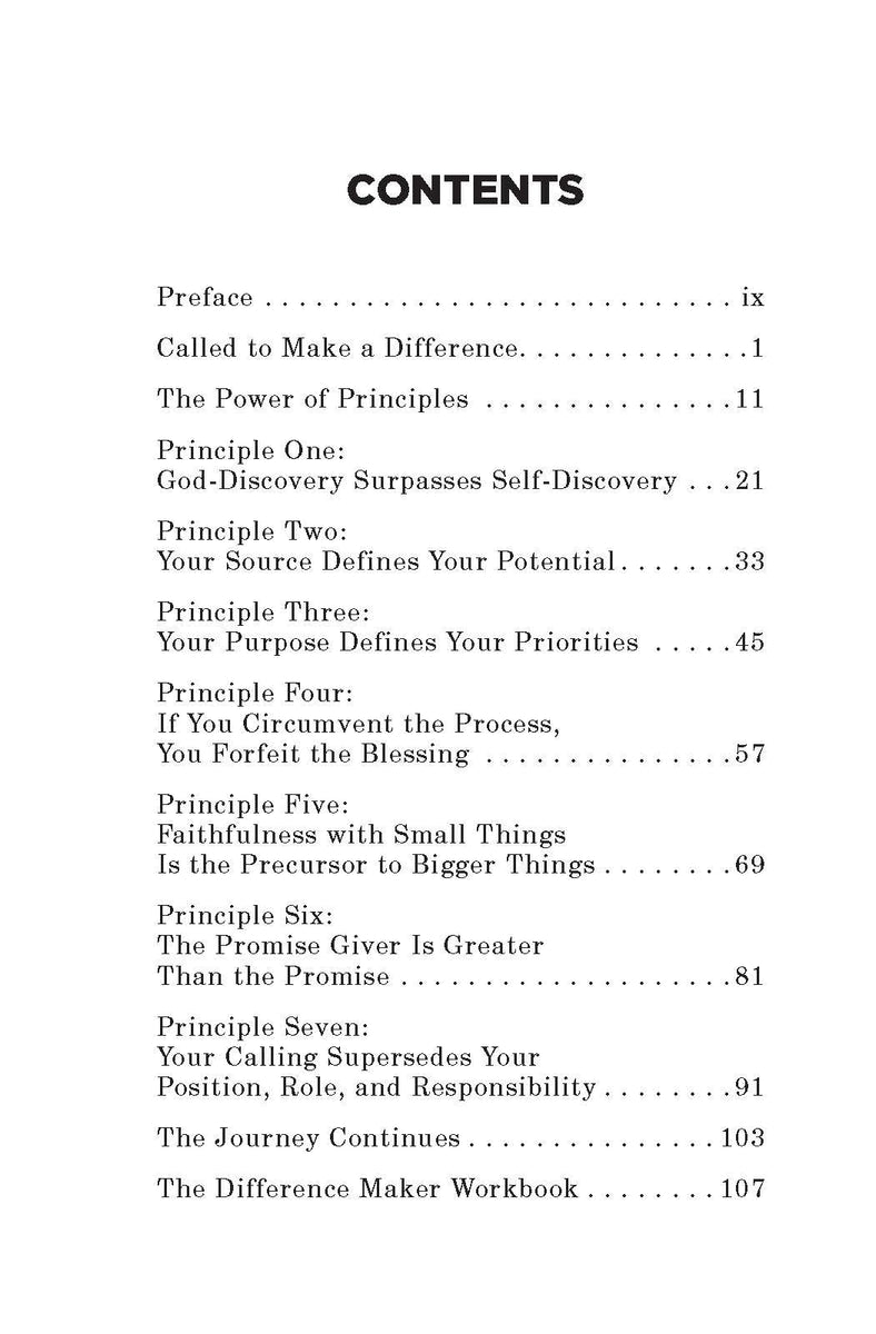 The Difference Maker: Seven Principles for Achieving Success in Minist ...